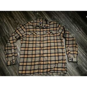 Patagonia Men's Long-Sleeved Fjord Flannel Shirt size Large